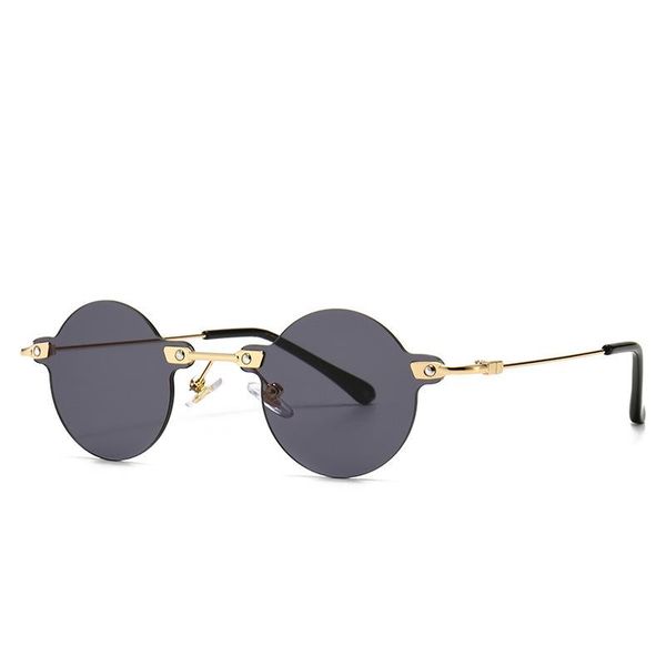 

sunglasses 2021 colorful vintage women fashion round sun glasses brand designer retro metal female eyewear travel, White;black