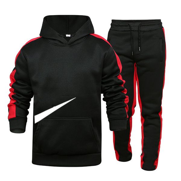 

mens designer sportswear tracksuits hoodie fashion track and field clothes outdoor sportswear running fitness 2022 new large four seasons ja, Gray