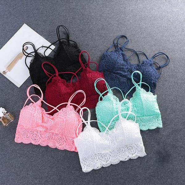 

lnrrabc bras women's lace bra mesh bralette lingerie female seamless unpadded floral brassiere intimates femme underwear1, Red;black