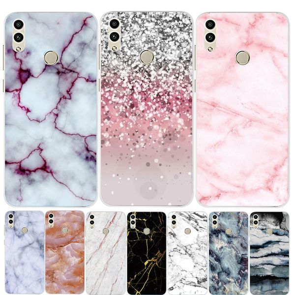 

силиконовые 8c 8x печать милый бампер на случай для huawei honor 8 c x fundas coque coque задняя крышка capa