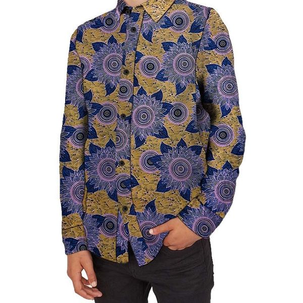 

nigeria print clothes customized men's dashiki shirts holiday gift male long sleeve casual african wedding/party outfit, Red
