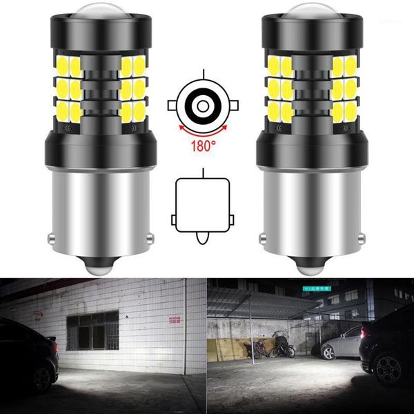 

2pcs p21w 1156 ba15s led daytime running light drl lamp led bulb 1200lm canbus no error for kia rio 3 4 2020 20201