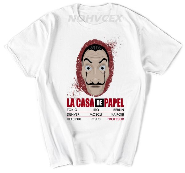 

movie money heist house of paper la casa de papel print t shirt men funny tee tshirt sport hooded sweatshirt hoodie