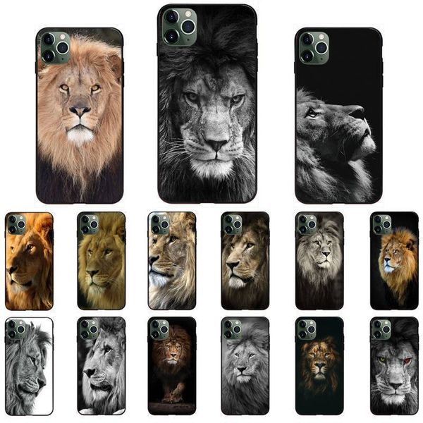 

43fgferocious lion soft yndfcnb rubber phone cover for iphone 8 7 6 6s plus 5 5s se 2020 11 11pro xr x xs max
