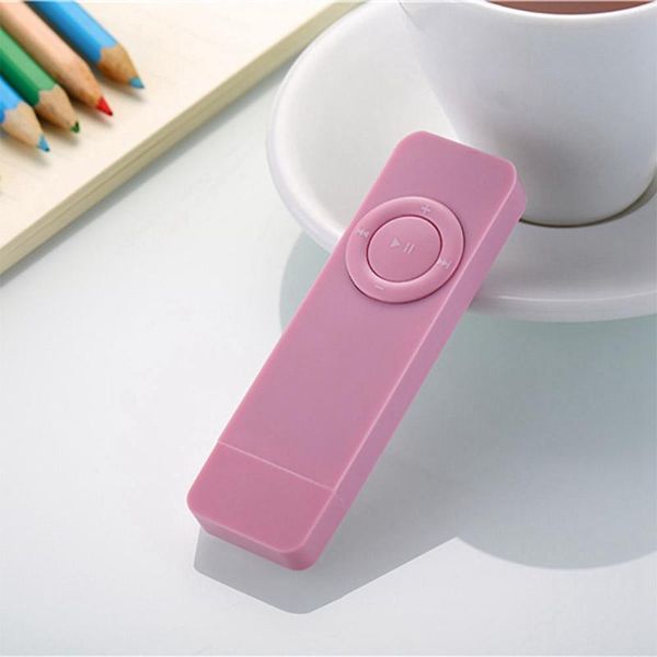 

2pcs portable usb sport u disk mini mp3 music player support 32gb tf card(black&pink