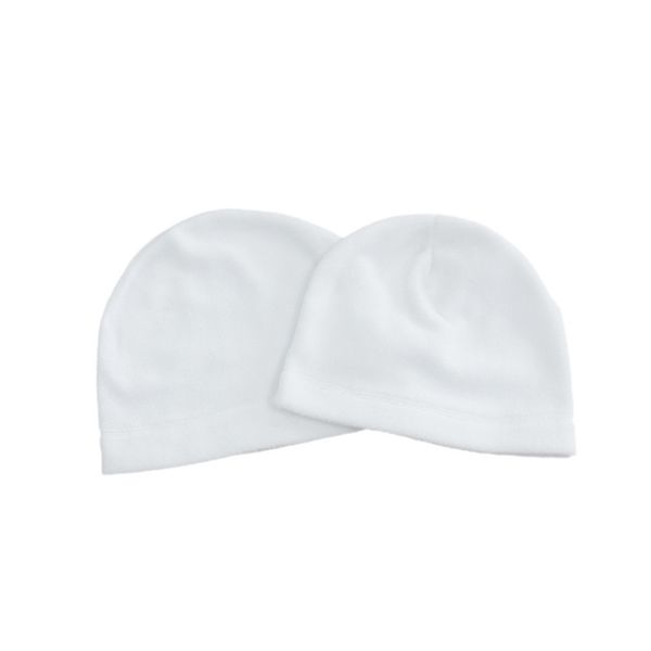

sublimation diy blank hat white autumn winter fleece gorros beanie thermal transfer printing adults kids outdoors warm caps hear wear h12705, Yellow