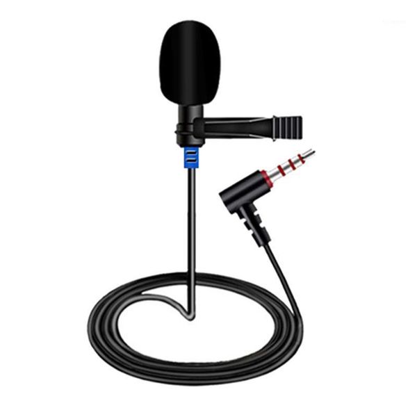 

professional lapel microphone audio video recording mic for mobile phones camera notebook loudspeaker mixer uy81