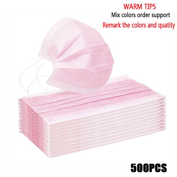 

thick face new disposable arrival masks in stock 3-layer masks with earloops for salon home use comfortable dust-proof m