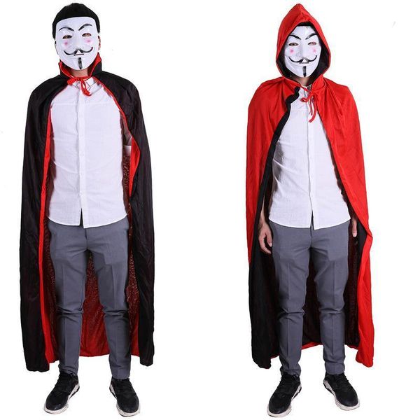 

2020 sell fashion capes cloak long velvet cape for christmas halloween cosplay drop shipping good quality, Tan;black