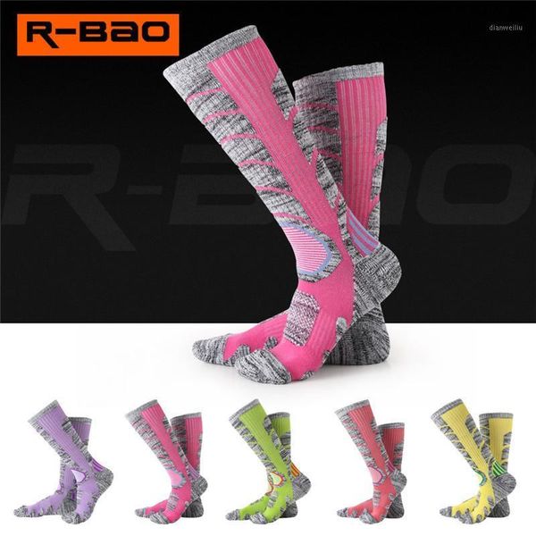 

sports socks 5 pairs thickened winter thermal outdoor cotton stocking for men women climbing hiking skiing moisture absorption1, Black