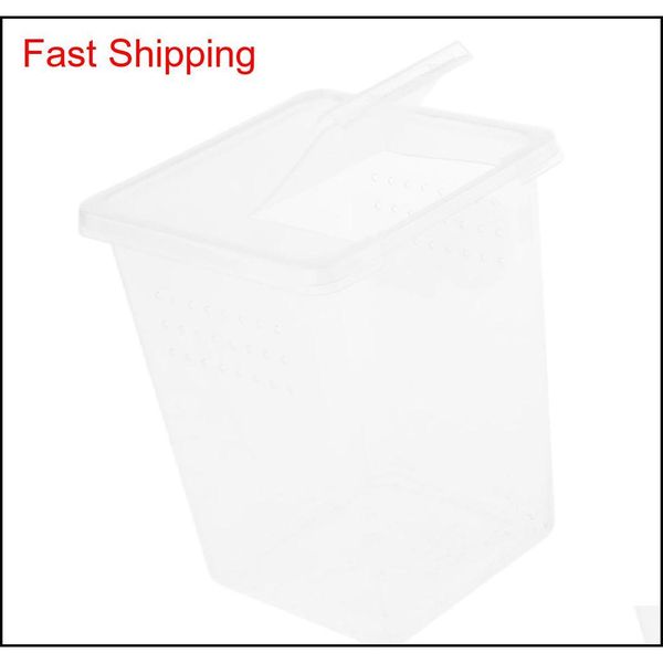 

10x clear plastic insect habitat feeding box case cont qyltad sports2010