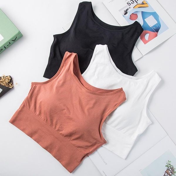 

women crop fashion sleeveless camisoles halter short casual stretch vest female black white solid color tank