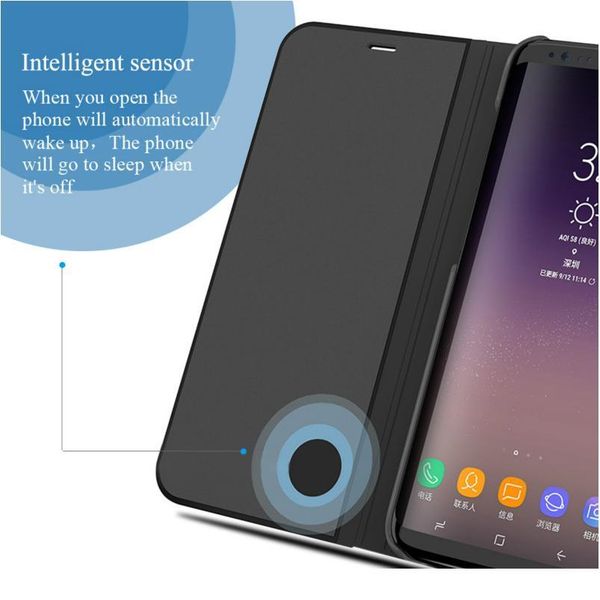

smart mirror case for huawei p30 lite light pro clear view cover for huawei p 30 30lite 30pro p30lite p30pro jllkuu
