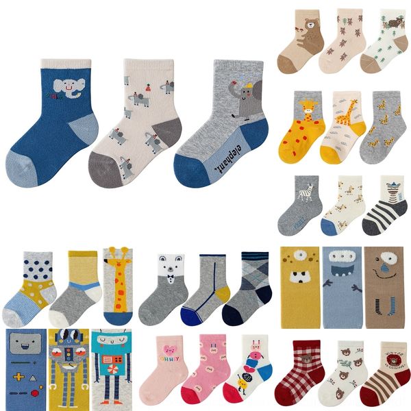 

3tzza caramella 20 детей зима осень детских дети хлопка малыши sockssocks милый мультфильм для хлопковых носков 6va2g мальчиков и девочек жи, Black