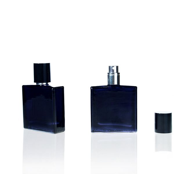 

30ml black square glass perfume bottle spray bottle wholesale