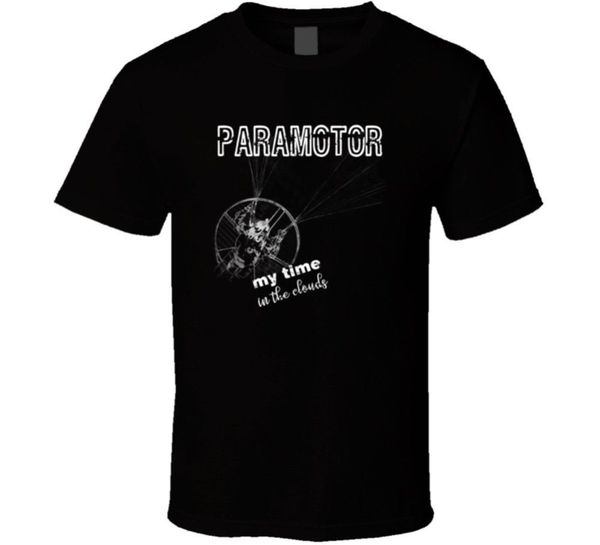 

paramotor рубашка ppg powered параплан tshirt официальный дизайн черный смешные повседневный топ tee printed tops tee спорта с капюшоном hoo