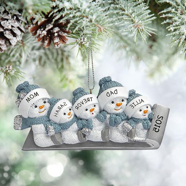 

personalized survived family ornament 2020 christmas socks decorations diy name blessing xmas tree hanging pendant keepsake #3g