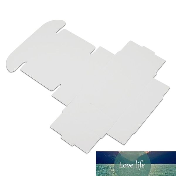 100pcs Branco Papelão Dom embalagens Sacos Kraft Sabão Handmade Papel Embalagem Box festa de casamento pequeno