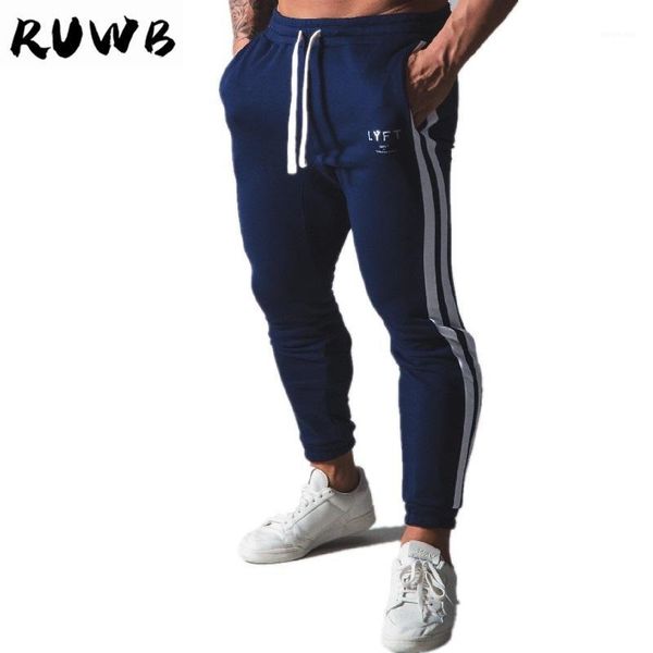 

casual sport letters pants men joggers sweatpants running sports workout training trousers male gym fitness brand sportswear1, Black