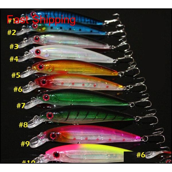 

floating minnow fishing lure laser hard artificial bait 3d eyes 11cm 13g fish fishing wobblers crankbait minnows fwr5p shkfa