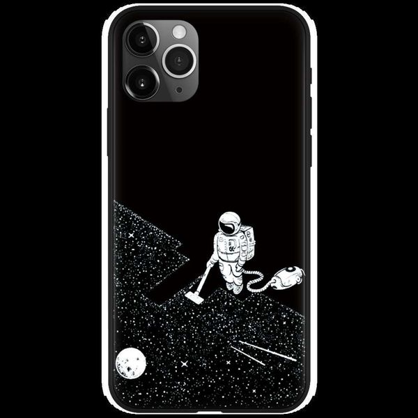 

qablack case and cartoon vip, soft case and astronaut matte vip 11 12 pro max mini x xs xr se 2020 max vip 7 8 6 svfr