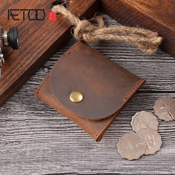 

hbp aetoo leather mini zero wallet, Red;black