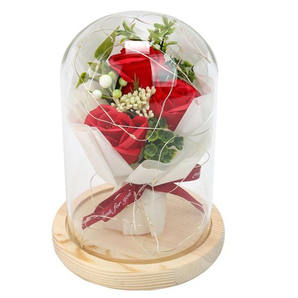 

artificial rose led light wedding birthday gift home decor for mother valentines day new year gift