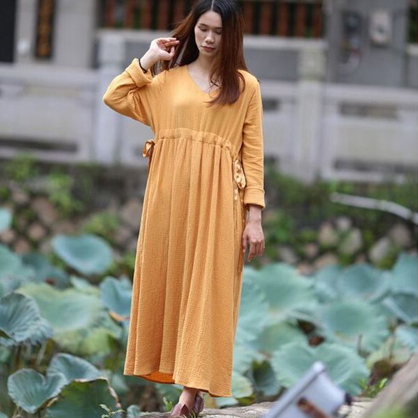

new spring autumn fashion cotton solid curl long sleeves large wine maxin clothing