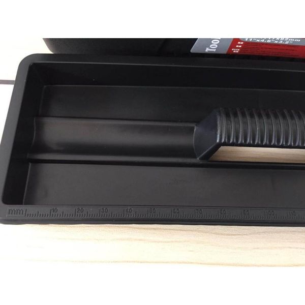 

11-дюймовый 280x117x82mm автотранспортные многофункциональные пластиковые инструмент box двухслойный storage box hardware инструменты электр
