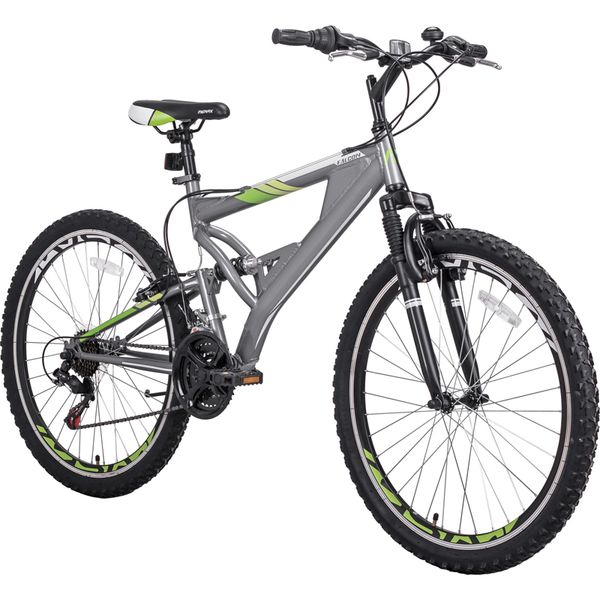 

26 inch mountain bike with full suspension 21-speed aluminum alloy frame bicycle