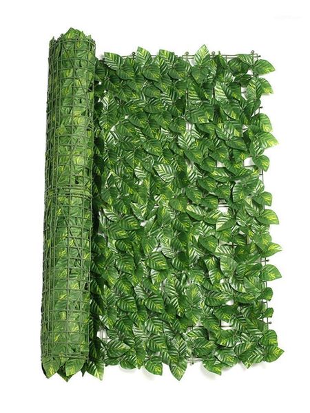 

50*300cm encrypted artificial hedge simulation green plants privacy fence for outdoor garden courtyard1