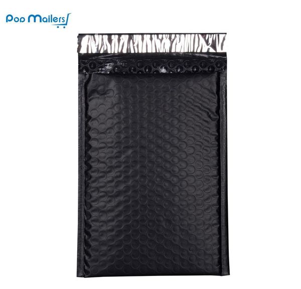 

wholesale- 50pcs 8.5x11inch 235*280mm poly bubble mailing mailer shipping padded envelope bags black color shockpro qylwox bdesybag