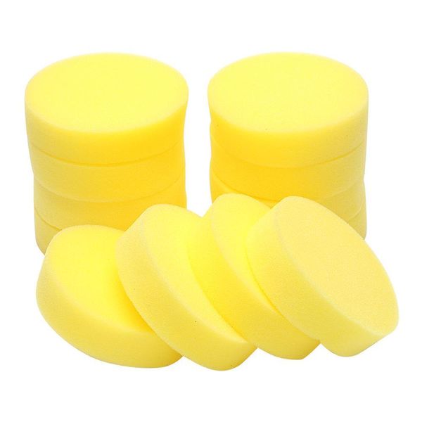 

12pcs set car wax foam sponges polish sponge cleaning tools applicator pads car body glass wash sponge care car styling h wmtmyb
