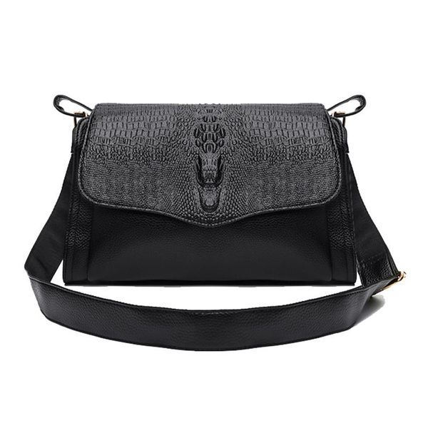 

новая мода крокодил шаблон головы мешок плеча личи шаблон портативный мешок случайные посланника женщин pu кожаный кошелек