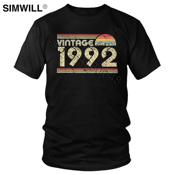 

мужской классический vintage 1992 день подарки коротких рукава casual tee o шея regular fit топы спортивного толстовка с капюшоном hoodie му