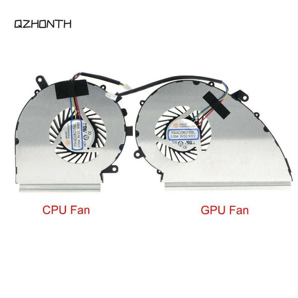 

lapnew for msi ge72 gp72 gl72 ms-179b cpu + gpu cooling fan 4 pin