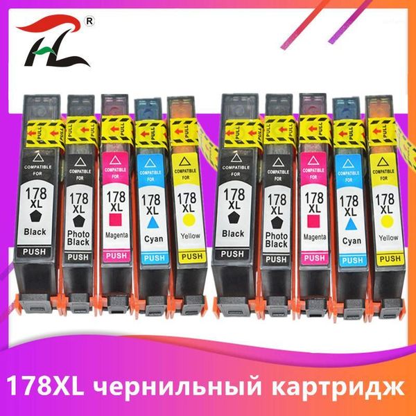 

ink cartridges ylc 178xl 10pk compatible cartridge replacement for 178 xl 7515 5515 b109a b010b b209 b210 3070a 3520 6300 8550 3091