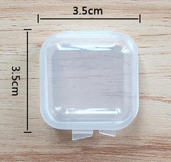

square empty mini clear plastic storage containers box case with lids small box jewelry earplugs s bbyyit bdesports