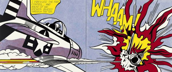

roy lichtenstein whaam home decoration handpainted &hd print oil paintings on canvas wall art pictures for wall decor 201024