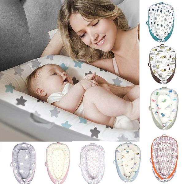 

sleeping bags born infant baby portable removable and washable crib bed cartoon printed pillow warm accessories#g41