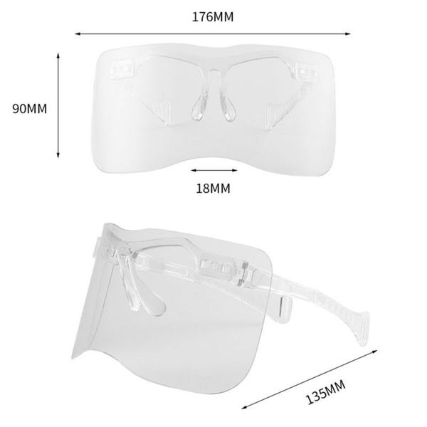 

зарплату visor wrap большой зеркальные солнцезащитные очки half face shield guard protector 1-часть крупногабаритные объектива очки