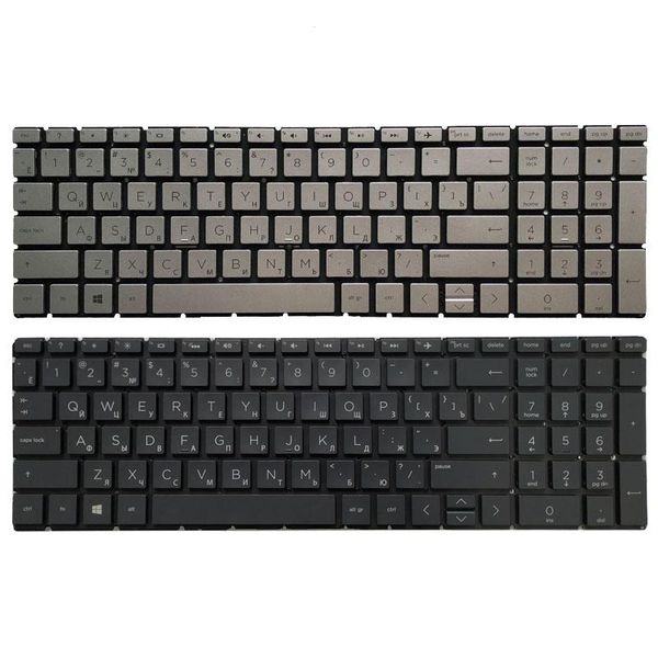

russian lapkeyboard for pavilion 15-cn 15-cs 15-cs 15-cr 15-cw 15-dr 17-by 17-ca 250 255 256 g7 tpn-c135 silver/black