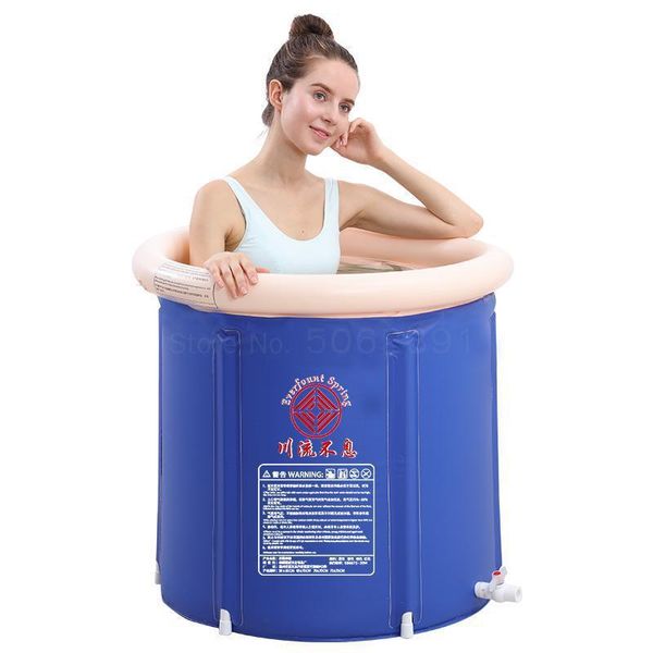 

bathing tubs & seats folding bath barrel inflatable tank thickening non-wooden for men and women