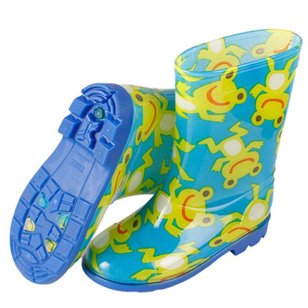 

rubber children new pvc waterproof outdoor 2020 rain fashion boys girls shoes kids mid-calf boots 06a, Black;red