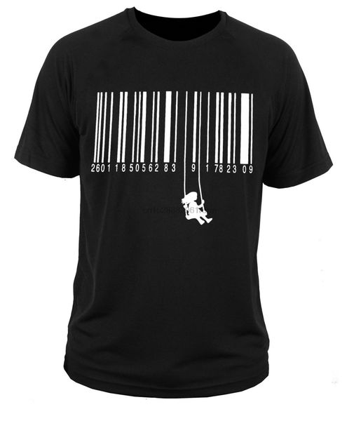 

t banksy barcode swing london street art wholesale custom environmental printed wholesale sport hooded sweatshirt hoodie t shirt