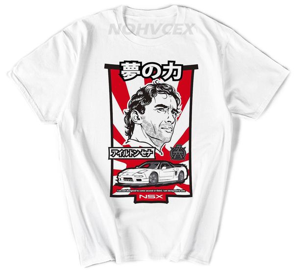 

new summer ayrton senna t-shirt car styling t shirt men plus size clothing sport hooded sweatshirt hoodie