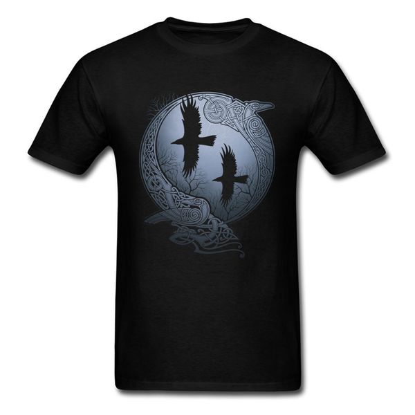 

odin's ravens t shirt for man street style black hip hop mens tattoo tee shirt halloween tshirt sport hooded sweatshirt hoodie