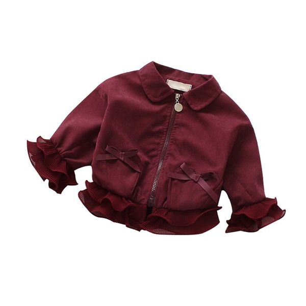 

new baby girl верхняя одежда zipper top моды твердый осень-зима теплая куртка пальто новорожденных малышей дети с длинным рукавом симпатичны, Blue;gray