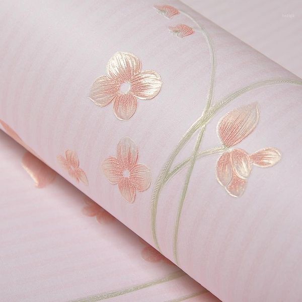 

wallpapers 2021 beautiful flower wallpaper sticker pink yellow peel and stick floral 3d girls room self adhesive wall paper j1031