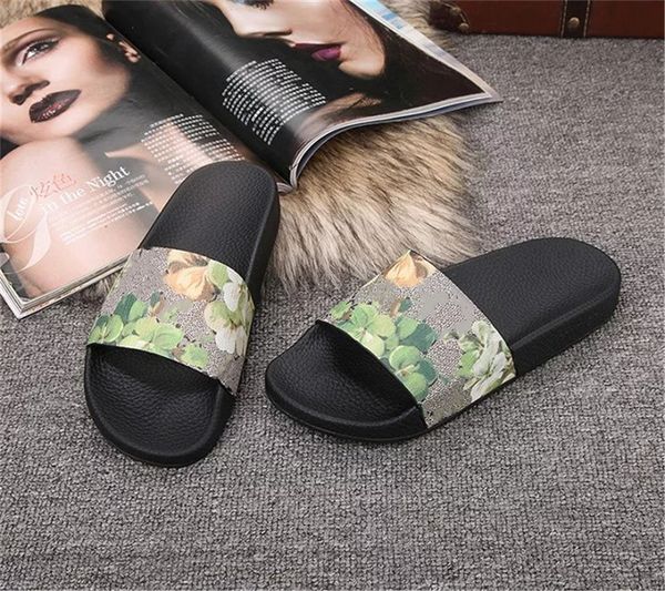 

2021 mens slippers sandals summer beach causal pearl flip flops slippers sandal shoes, Black